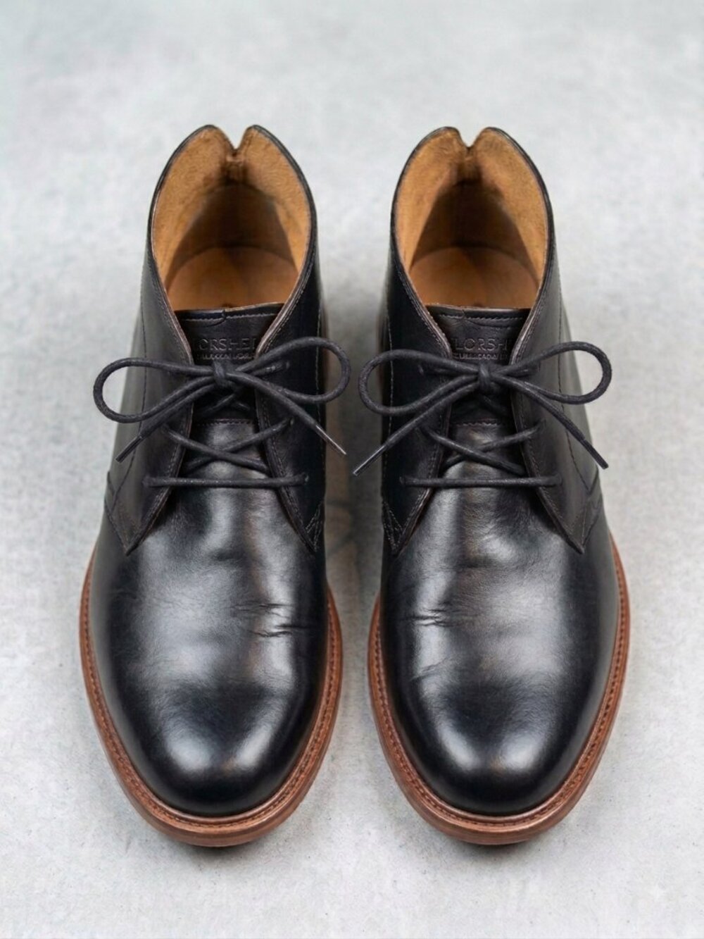 Florsheim Men Black Leather Chukka Boots Ankle Boots Size 12M